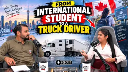 From International Student To A Truck Driver
